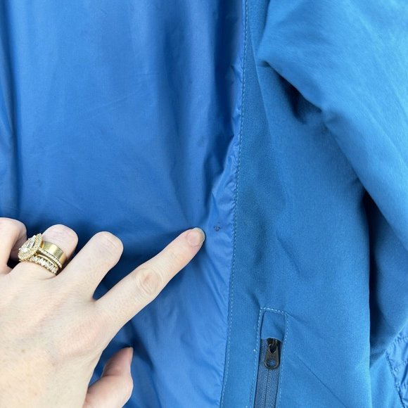 Kuhl Jacket Mens M Projekt Firefly Puffer Hybrid Full Zip Quilted Blue - Picture 7 of 14